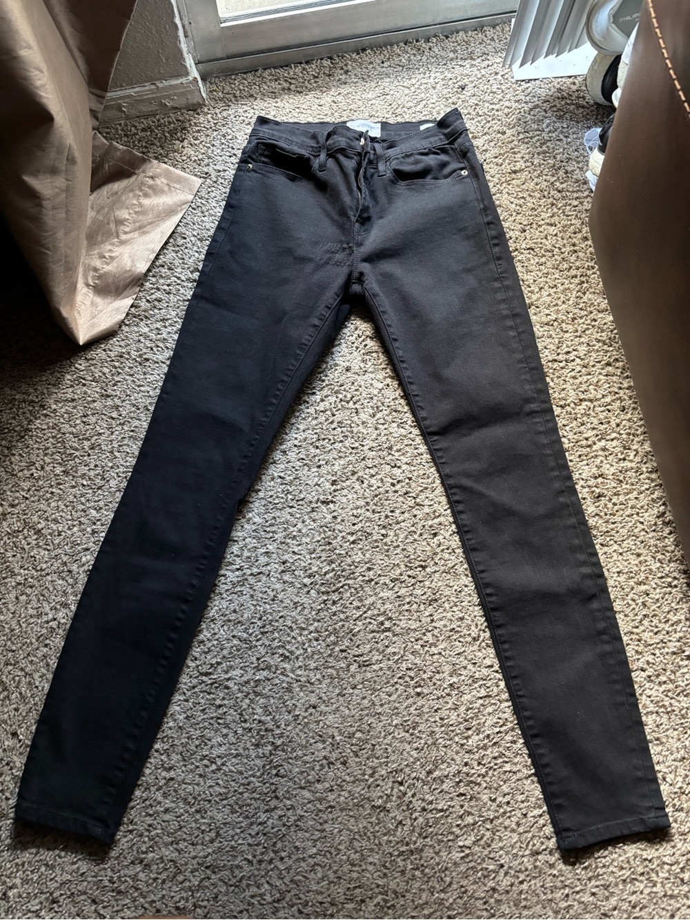 Frame Denim Women's Skinny Jeans in Black